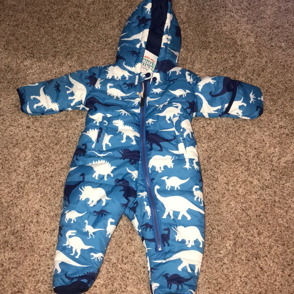 NWT Hatley snowsuit- Dinosaur